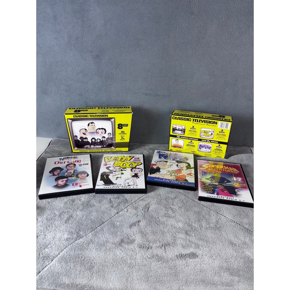 Classic TV Platinum Series 4 DVD Set Our Gang, Betty Boop, Popeye, Superman